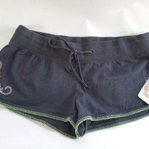 Rusty Women's Black Cotton Shorts, IDYLWILD